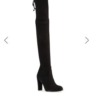 Stuart Weitzman black over the knee highland boots